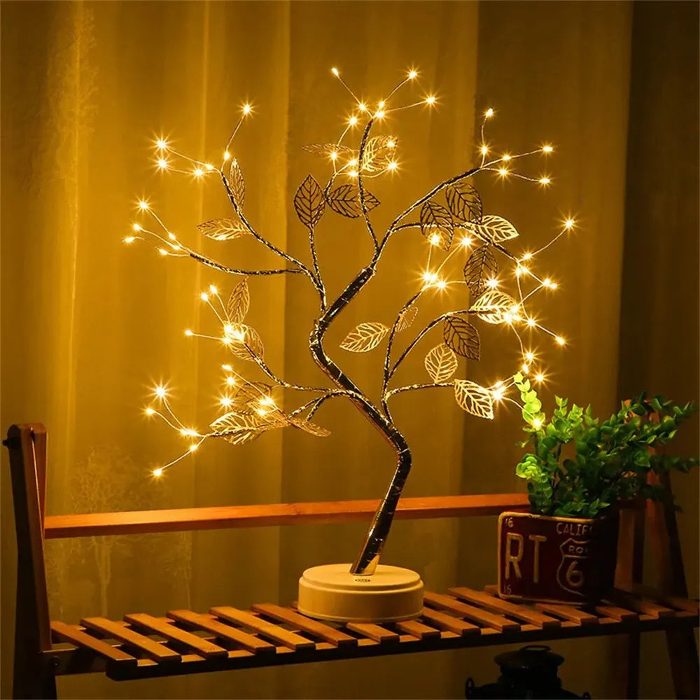 Enchanted LED Lamp "Golden Aurora"