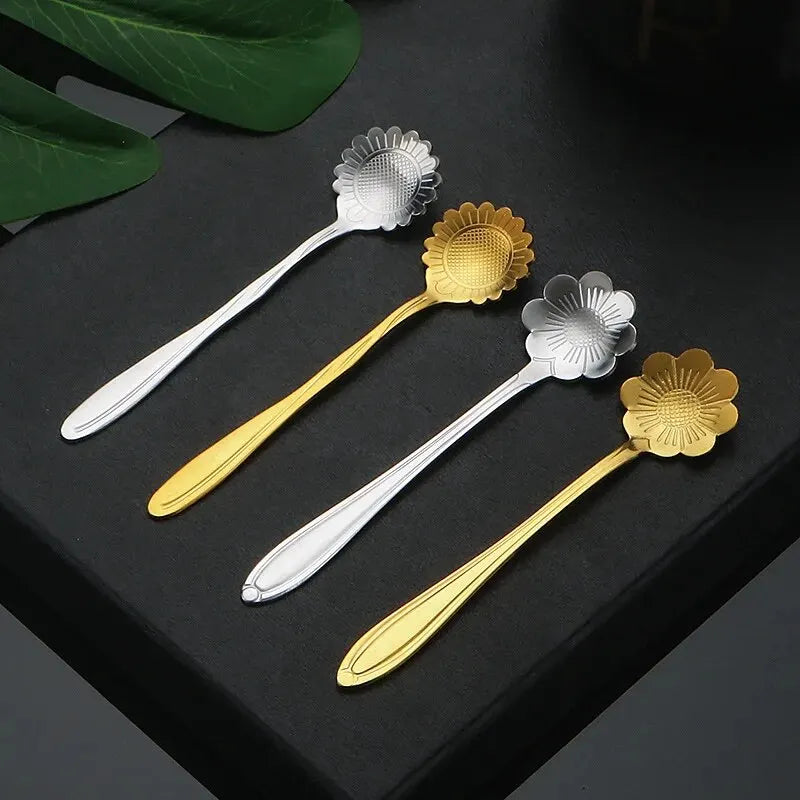 Set of Elegant Stainless Steel Spoons